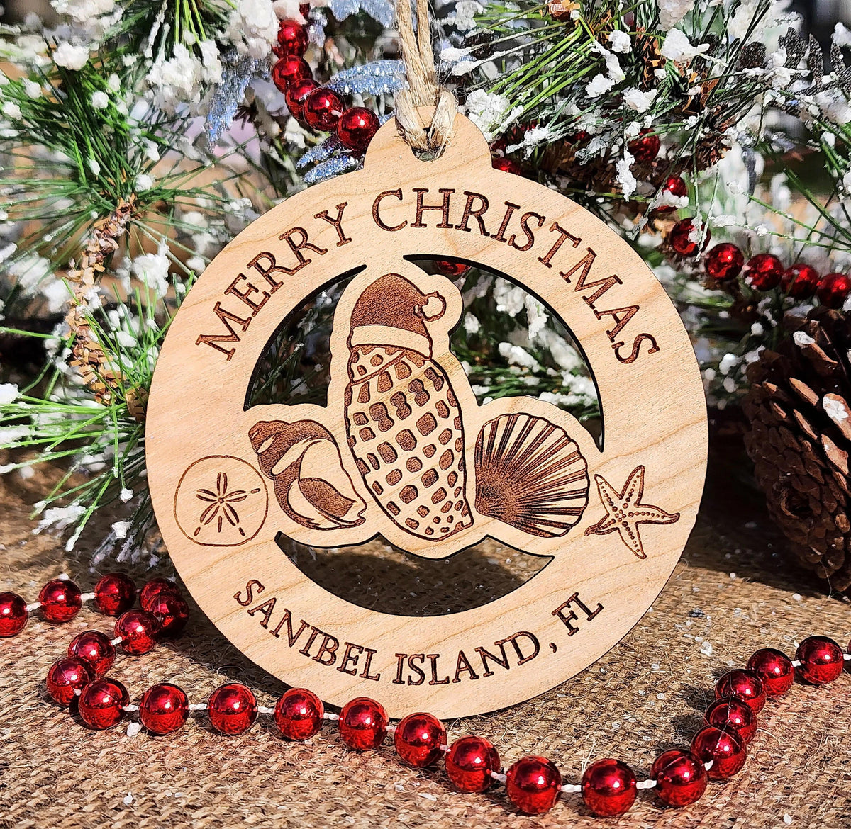 Sanibel Island Christmas Ornaments
