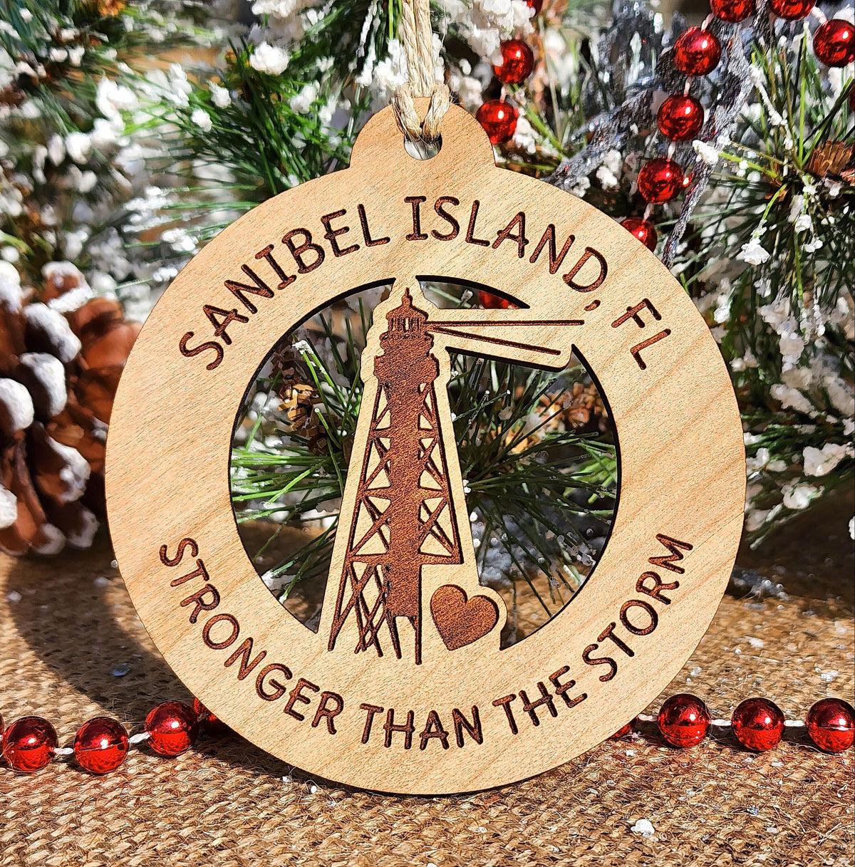 Sanibel Island Christmas Ornaments